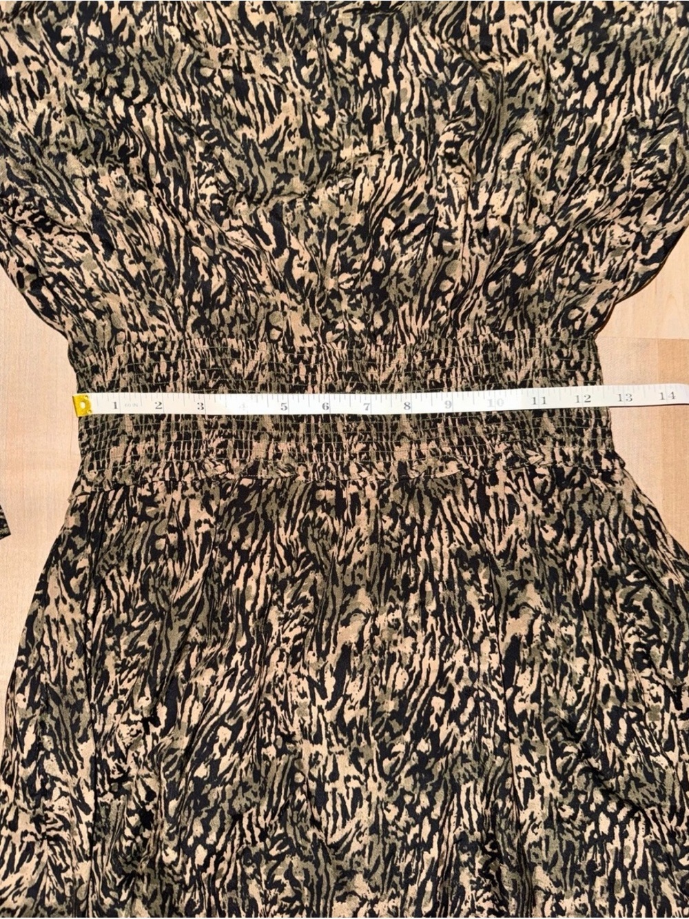Rails Jasmine Mini Dress in Olive Static in Multi Size Medium - Picture 6 of 9